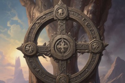 Cover image of a symbol of runes protocol